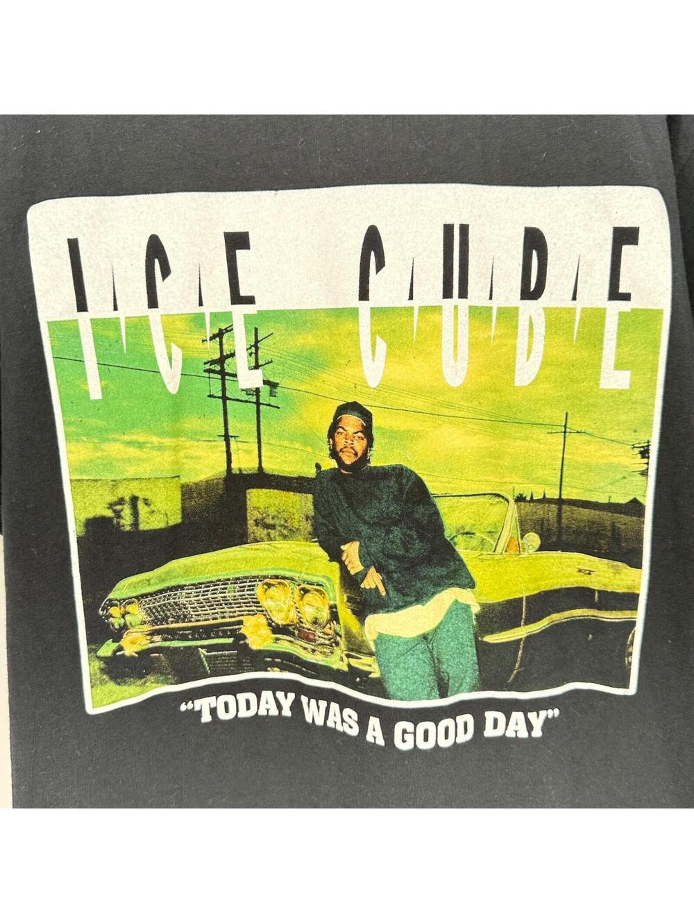 Ice Cube Today Was A Good Day Graphic Rap Streetwear Tee Hip Hop Mens L - Picture 4 of 4